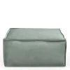 The Jagger Footstool, velvet, jade