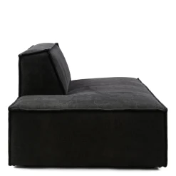 The Jagger Lounger Left, celtic weave, caviar