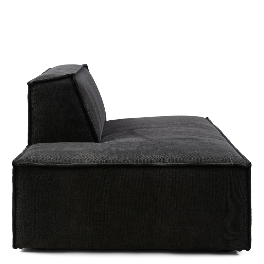 The Jagger Lounger Left, celtic weave, caviar