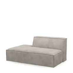 The Jagger Lounger Left, english rib, almond