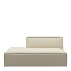 The Jagger Lounger Right, oxford weave, flanders flax