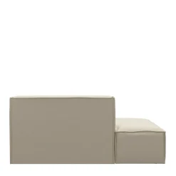 The Jagger Lounger Right, oxford weave, flanders flax