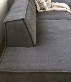 The Jagger Lounger Right, washed cotton, natural