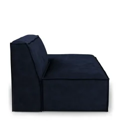 The Jagger Lounger Right, velvet, estate blue