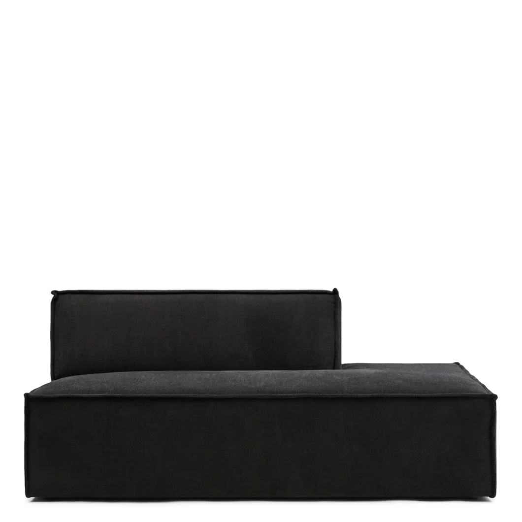 The Jagger Lounger Right, celtic weave, caviar