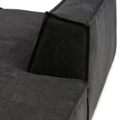 The Jagger Lounger Right, celtic weave, caviar