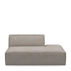 The Jagger Lounger Right, washed cotton, stone