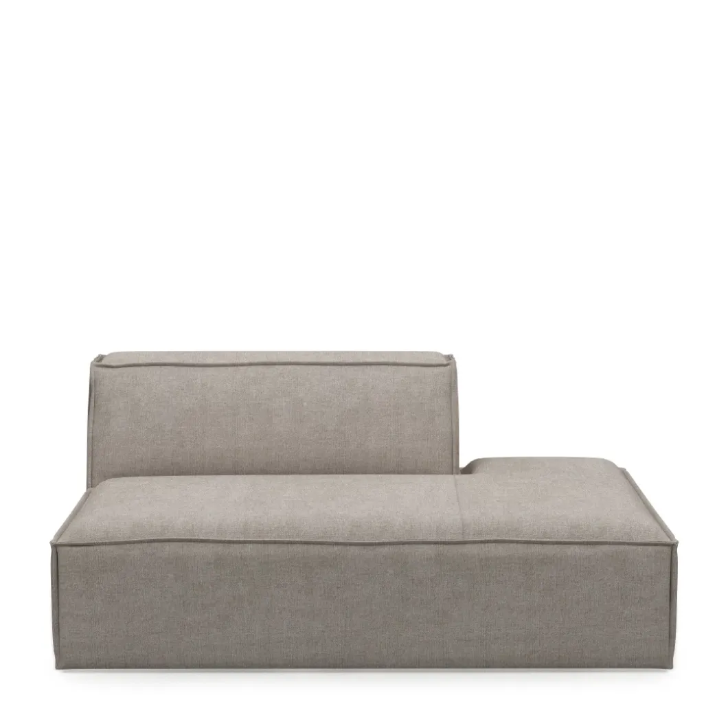The Jagger Lounger Right, washed cotton, stone