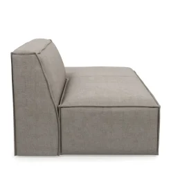 The Jagger Lounger Right, washed cotton, stone