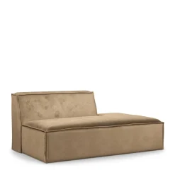 The Jagger Lounger Right, velvet, golden beige