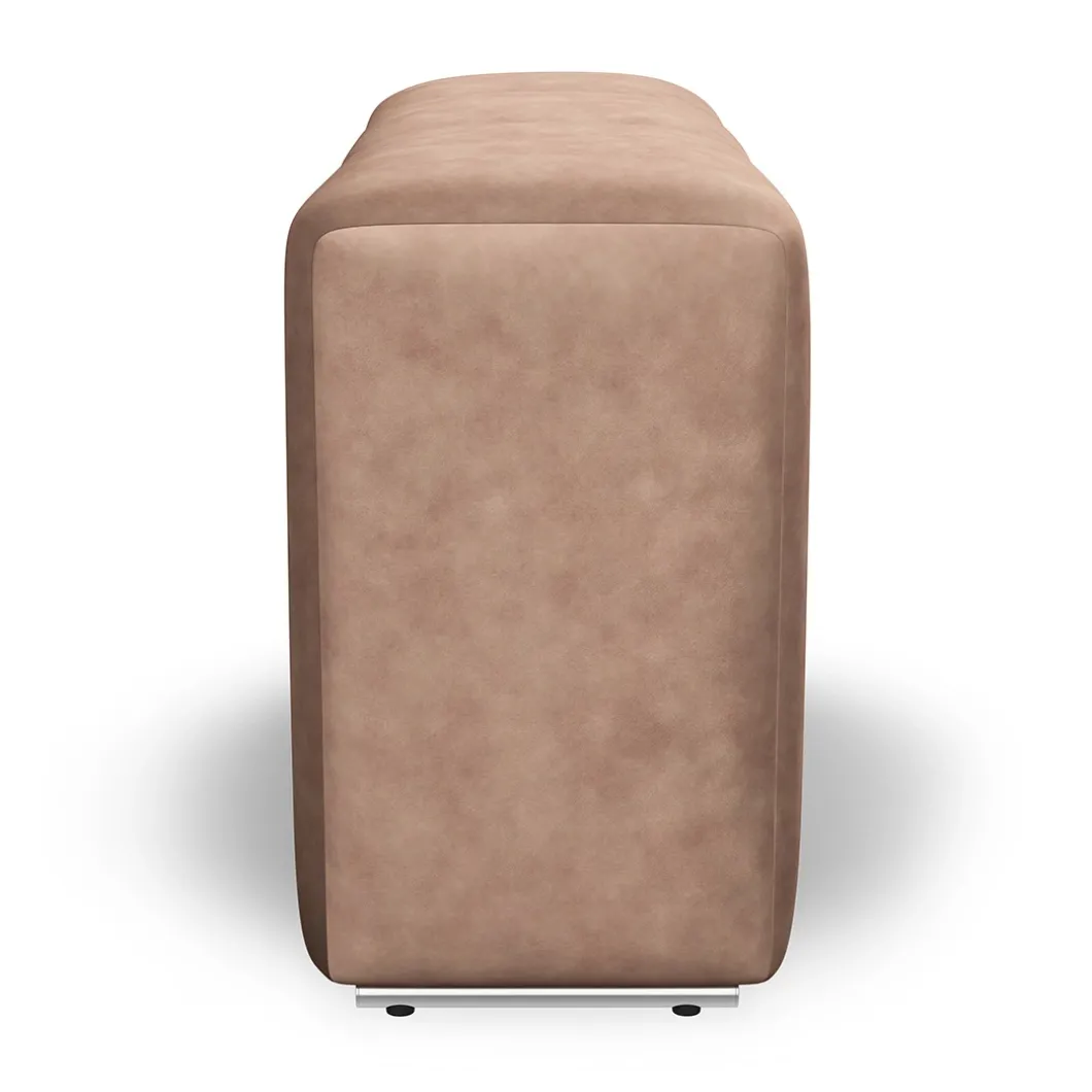 The Mark II Armrest, velvet, golden beige