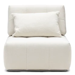 The Mark II Center, bouclé, simply white