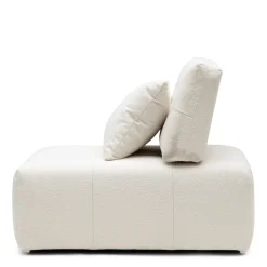 The Mark II Center, bouclé, simply white