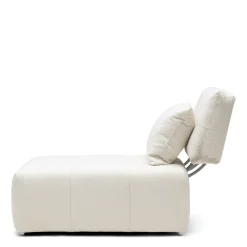 The Mark II Center, bouclé, simply white