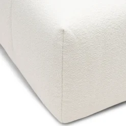 The Mark II Center, bouclé, simply white