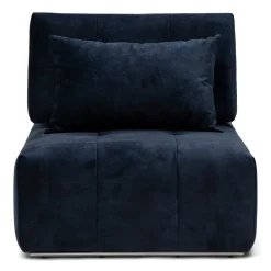 The Mark II Center, velvet, estate blue