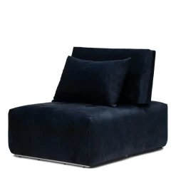 The Mark II Center, velvet, estate blue