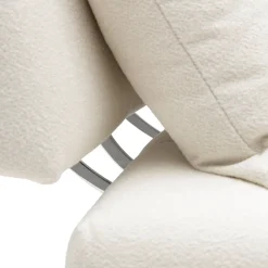 The Mark II Center XL, bouclé, simply white