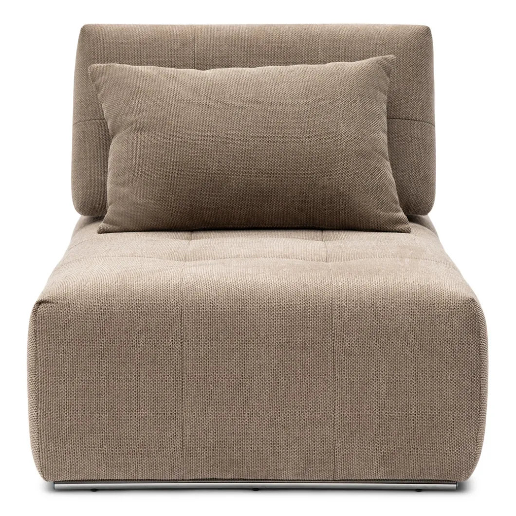 The Mark II Chaise Longue, celtic weave, melting silver