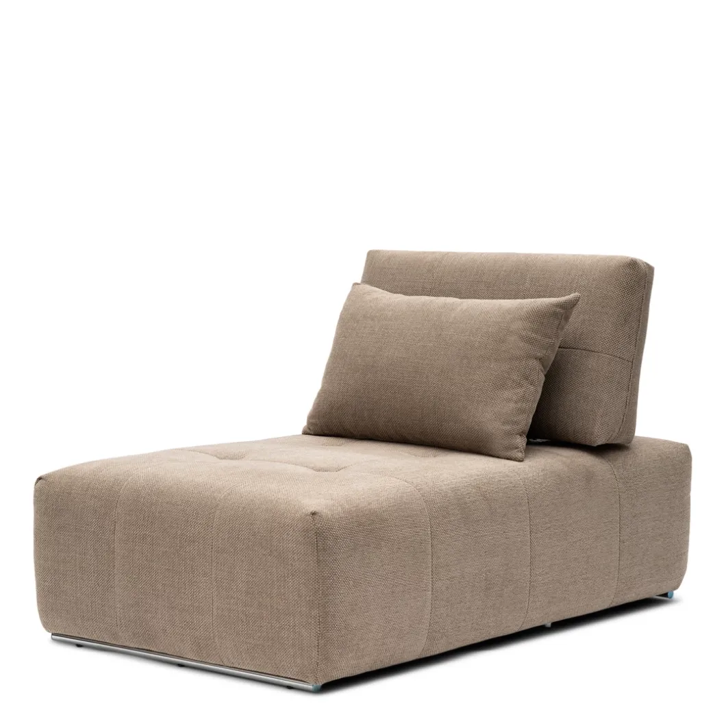 The Mark II Chaise Longue, celtic weave, melting silver