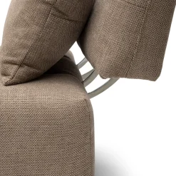 The Mark II Chaise Longue, celtic weave, melting silver