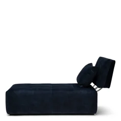 The Mark II Chaise Longue, velvet, estate blue