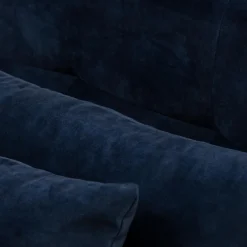 The Mark II Chaise Longue, velvet, estate blue