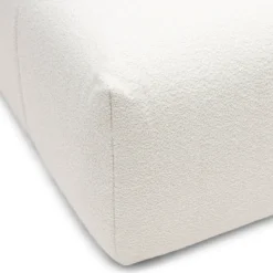 The Mark II Chaise Longue, bouclé, simply white