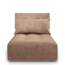 The Mark II Chaise Longue, velvet, golden beige