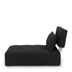 The Mark II Chaise Longue, celtic weave, caviar