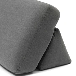 Verona Outdoor Backcushion, sunbrella solid, flanelle