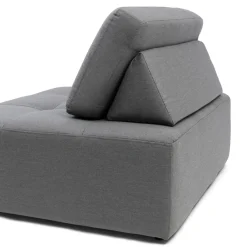 Verona Outdoor Backcushion, sunbrella solid, flanelle