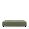 Verona Outdoor Footstool XL, sunbrella heritage, leaf