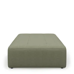 Verona Outdoor Footstool XL, sunbrella heritage, leaf