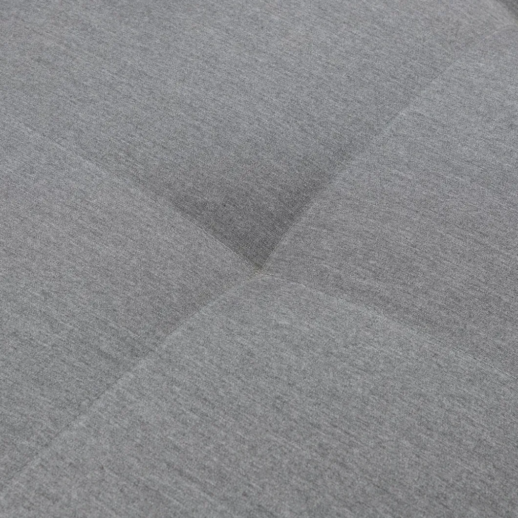 Verona Outdoor Footstool XL, sunbrella solid, flanelle