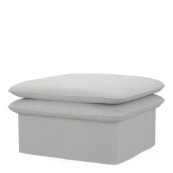 Voetenbank Continental, Ash Grey, 105x90