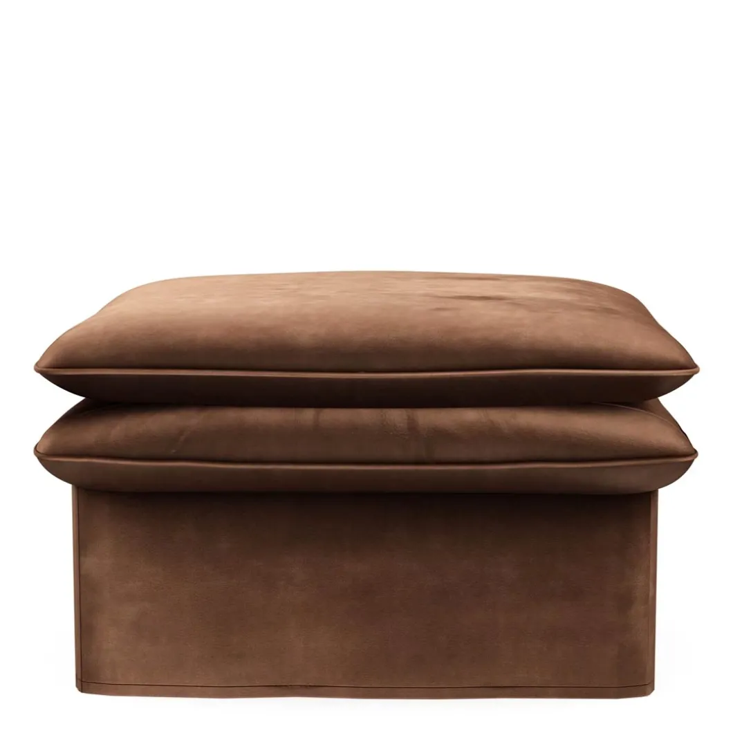 Voetenbank Continental, Chocolate, 105x90