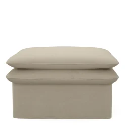 Voetenbank Continental, Flanders Flax, 105x90