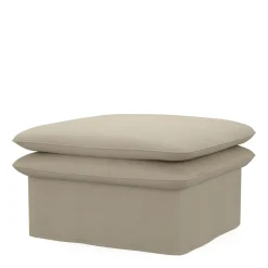 Voetenbank Continental, Flanders Flax, 105x90