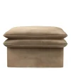 Voetenbank Continental, Golden Beige, 105x90