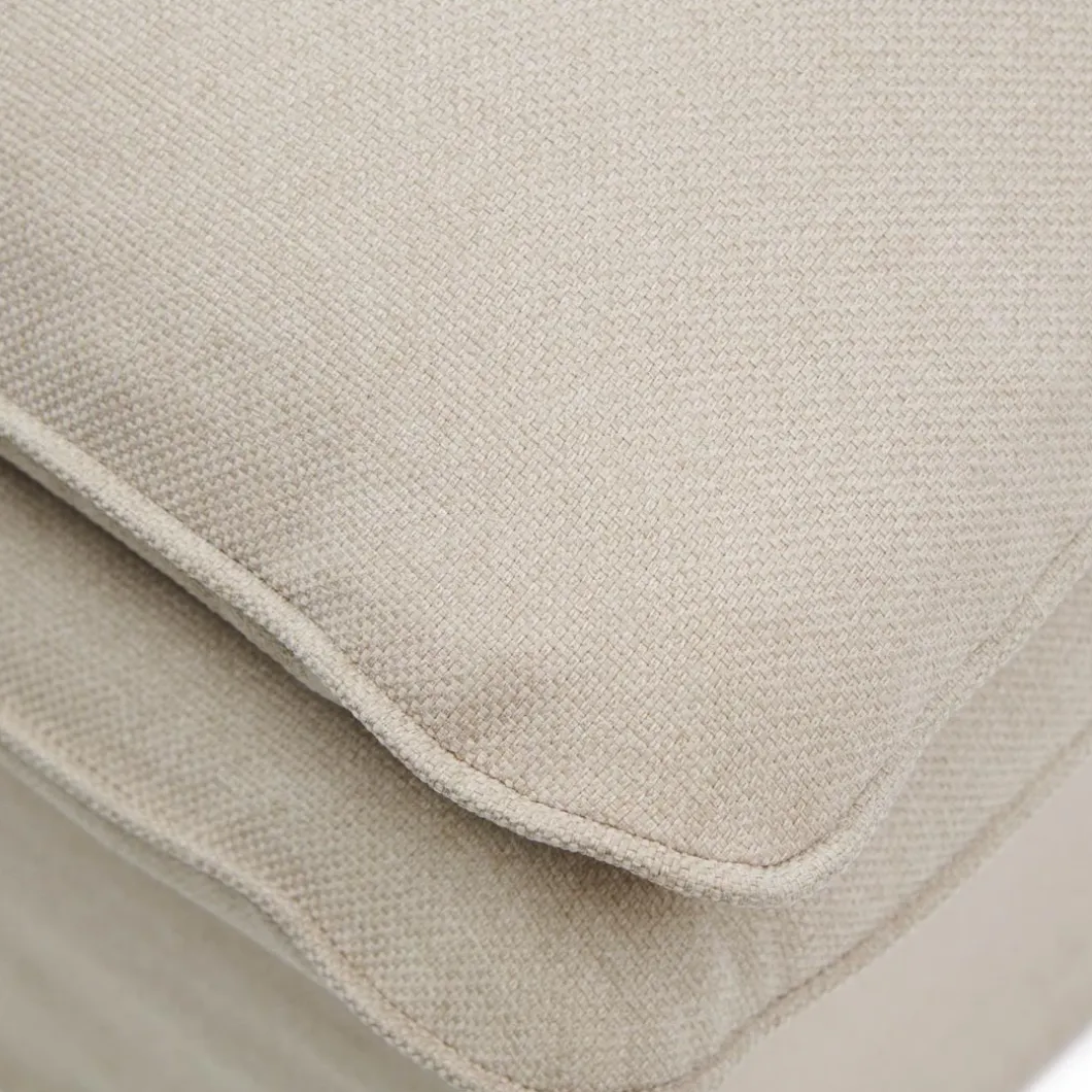 Voetenbank Continental, Golden Beige, 105x90