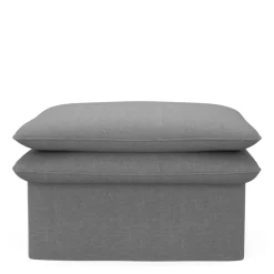 Voetenbank Continental, Grey, 105x90