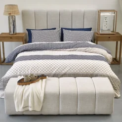 Voetenbank Dazzle 160x65, Antique White