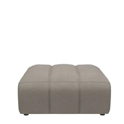 Voetenbank Martinique, Stone, Washed Cotton