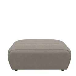 Voetenbank Martinique, Stone, Washed Cotton