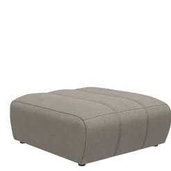 Voetenbank Martinique, Stone, Washed Cotton