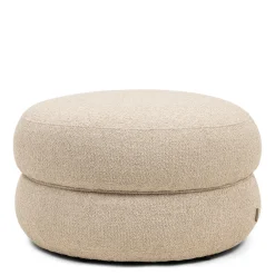 Voetenbank San Remo, Dia 70cm, Natural Grey