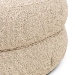 Voetenbank San Remo, Dia 70cm, Natural Grey