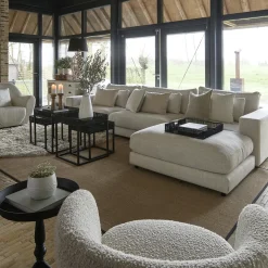 Voetenbank Stephen, Antique White