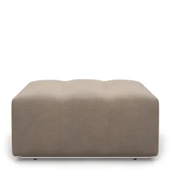 Voetenbank The Mark II, Melting Silver, 90x75